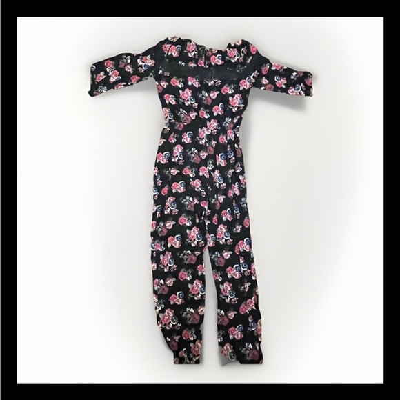 Abercrombie & Fitch Black and Red Floral Garment - Picture 3 of 8